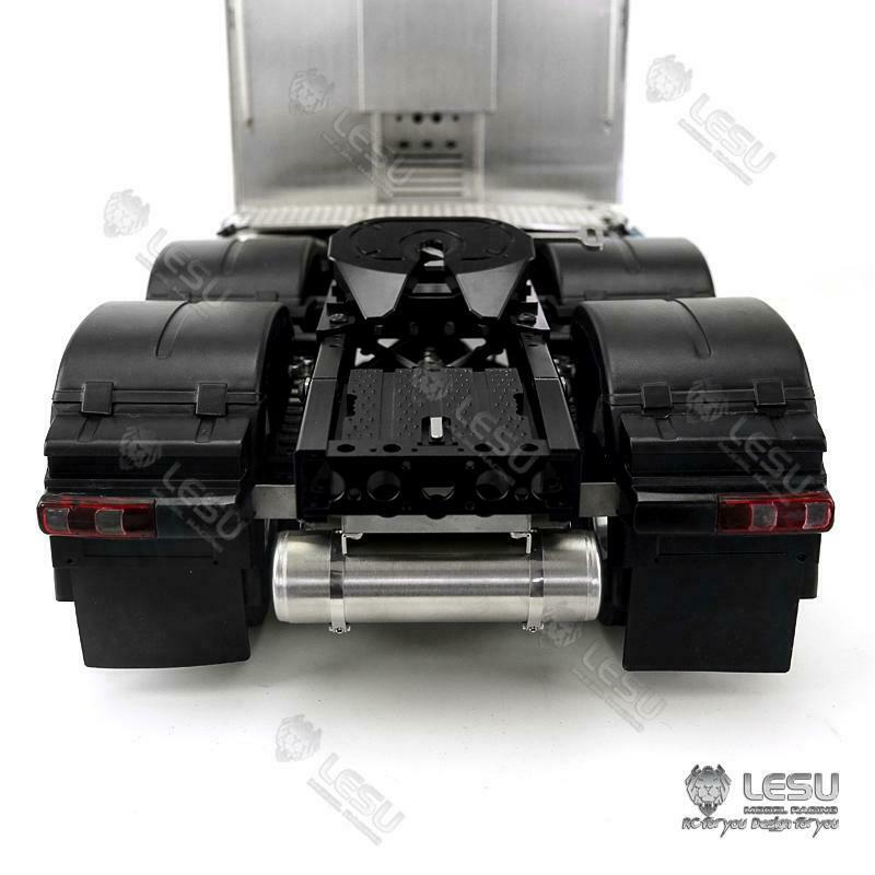 1/14 LESU RC Tractor Truck Radio Controlled 6*6 Metal 3 Speed 3363 Assembled Chassis Motor Servo DIY Vehicle Cars Model