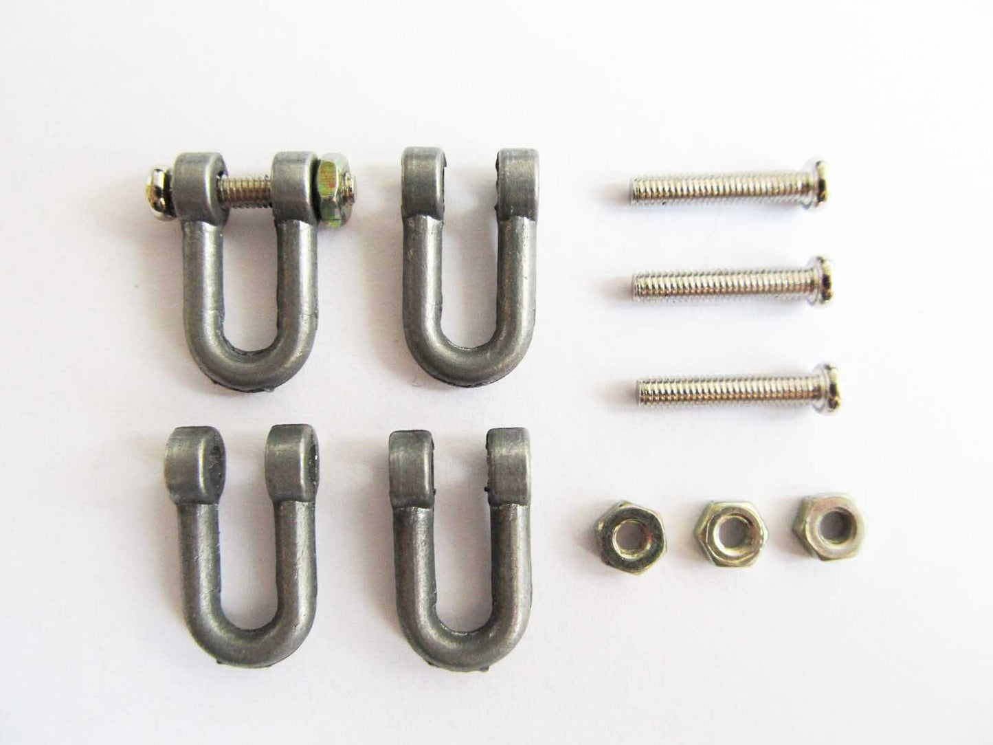US Stock Mato Spare Part German Tiger I RC 1/16 Scale Radio Controlled Tank Metal Tow Shackles With Screws MT072