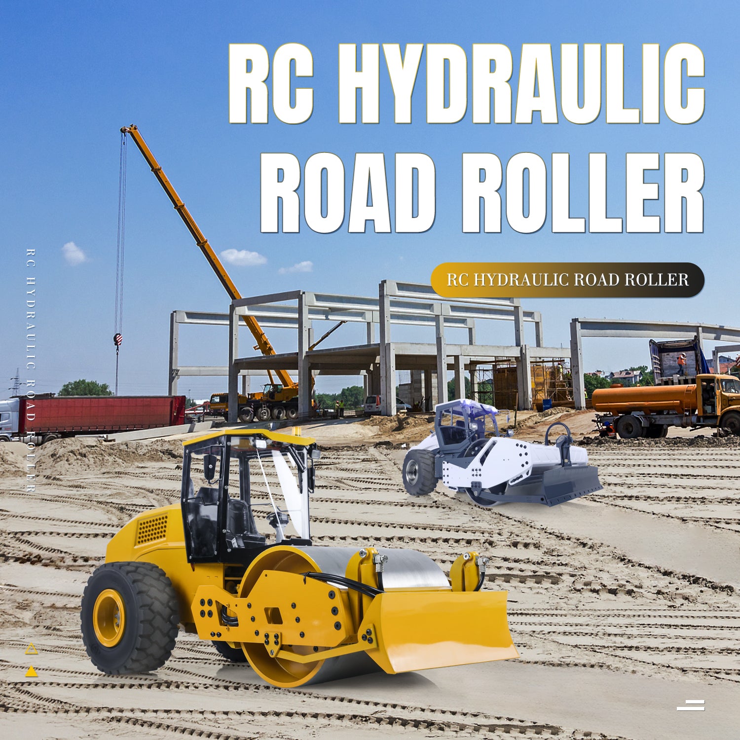 RC Hydraulic Road Roller