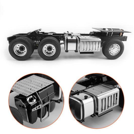 TOUCAN RC HOBBY LESU 6x6/6x4 Metal Chassis 20130016-A/B with 2 Speed Transmission for 1/14 DIY TAMIYA 3363 1851 Tractor Truck Model Spare Part