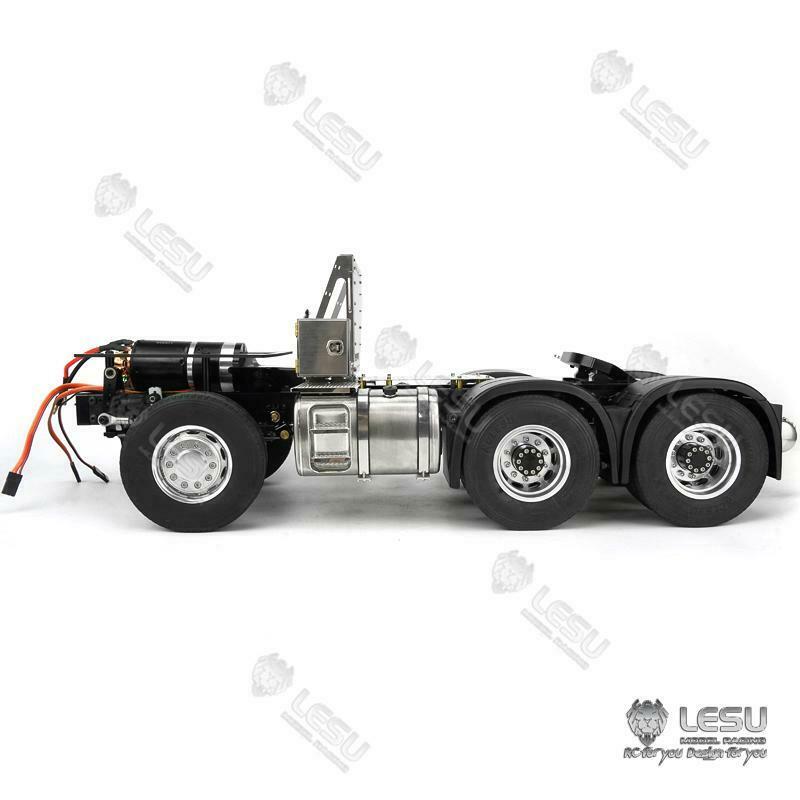 LESU 1:14 Scale Hydraulic Metal Chassis for DIY Upgrade TAMIIYA Trucks Wheels Axles Assembled