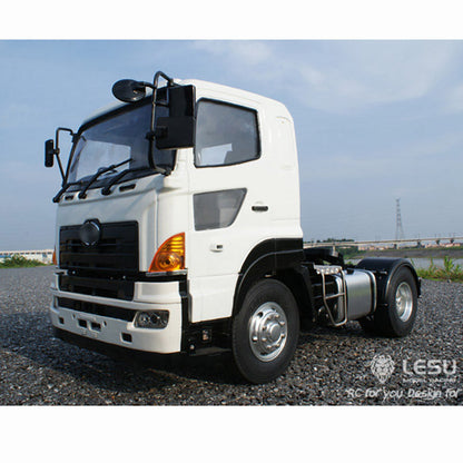 LESU 1/14 RC 700 4*2 Tractor Trailer Truck Model Metal Chassis 2Axle TAMIYA Simulation Vehicle Hobby Model DIY Car Motor