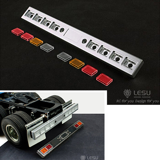 US STOCK LESU Metal Rear Bumper for TAMIYA Remote Controlled 1/14 Scale Tractor Truck Car Model DIY Replacements Spare Parts