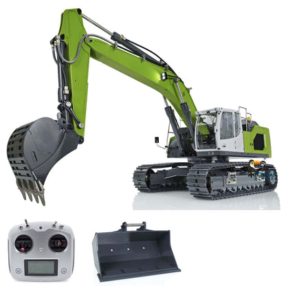 1/14 RC Excavator 945 Hydraulic Remote Control RC Earth Digger Metal Tracks Truck Quick Release Mount RC Construction Vehicles