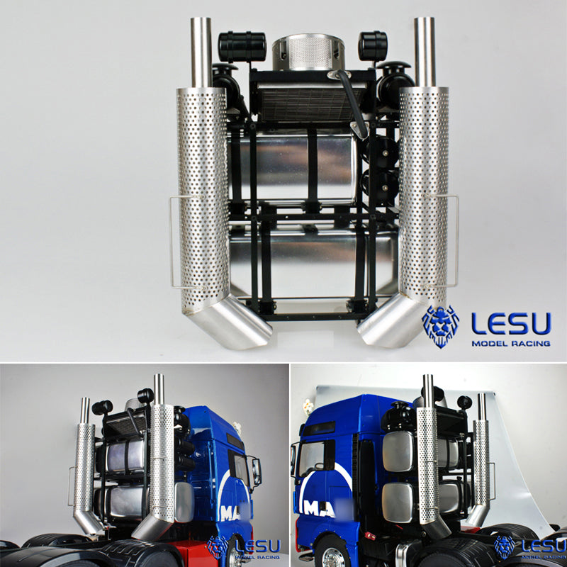 1/14 LESU 8x8 Remote Controlled Assembled Metal Chassis Lock Servos Motor Equipment Rack Part DIY TAMIYE Tractor Truck Cars