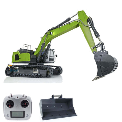 1/14 RC Excavator 945 Hydraulic Remote Control RC Earth Digger Metal Tracks Truck Quick Release Mount RC Construction Vehicles