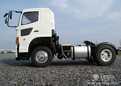 LESU 1/14 RC 700 4*2 Tractor Trailer Truck Model Metal Chassis 2Axle TAMIYA Simulation Vehicle Hobby Model DIY Car Motor