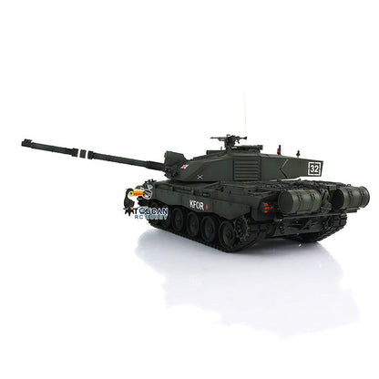 TOUCAN RC HOBBY Henglong 1/16 TK7.0 Customize 3908 Challenger II RTR RC Tank FPV 360 Degrees Turret IR BB Smoke Metal Tracks Road Drive Idler Wheels