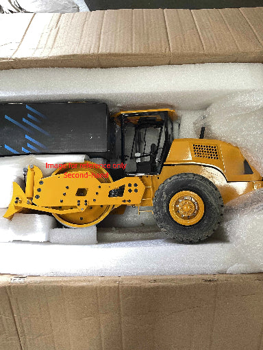 Second Hand UK Stock CS11 1/12 Metal Hydraulic RC Road Roller Remote Control Car Model Ready to Run