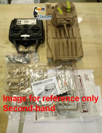 Second Hand Fast Free Shipping for EU 1/16 RC Tank Matilda III IV Tongde IR Turret Rotary 320 Degree Electric Remote Control Military Vehicle Metal Gearbox Road Wheel