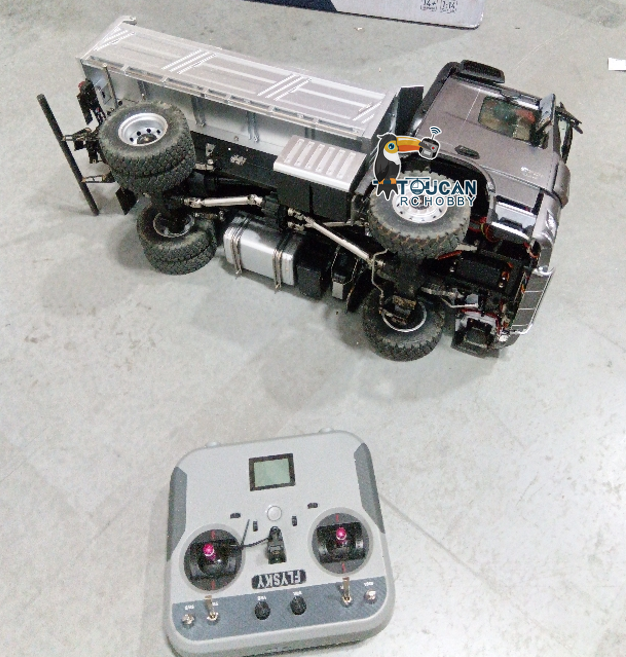 Free Shipping Second Hand US Stock Kabolite 4x4 1/14 RC Dumper Truck 5701 RTR Remote Control Tipper Car 2-speed
