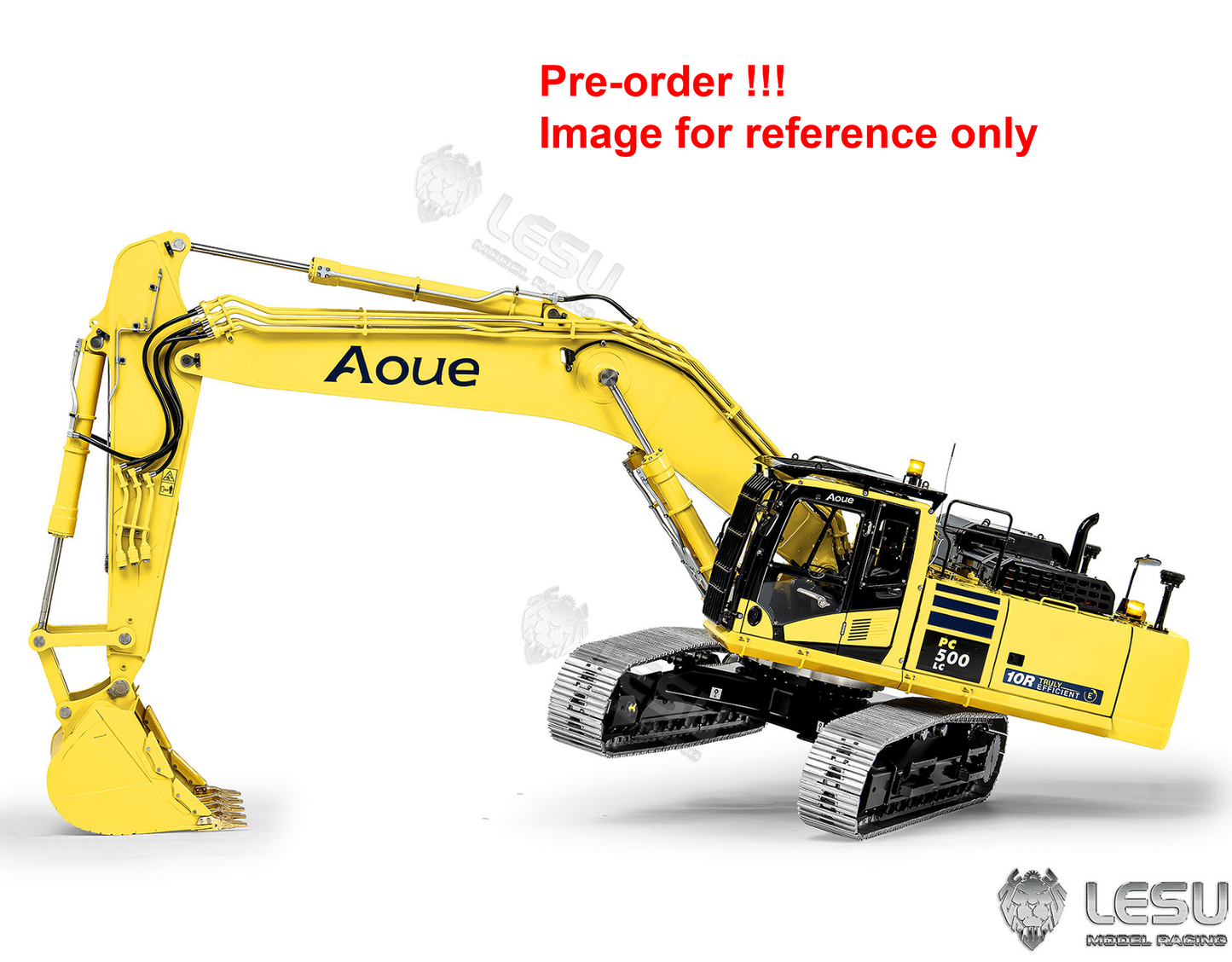 New Pre-Order Deposit LESU 1/14 PC500 Hydraulic RC Excavator with 7 Ways Valves 360 Degree Rotation for Construction Vehicle Enthusiast