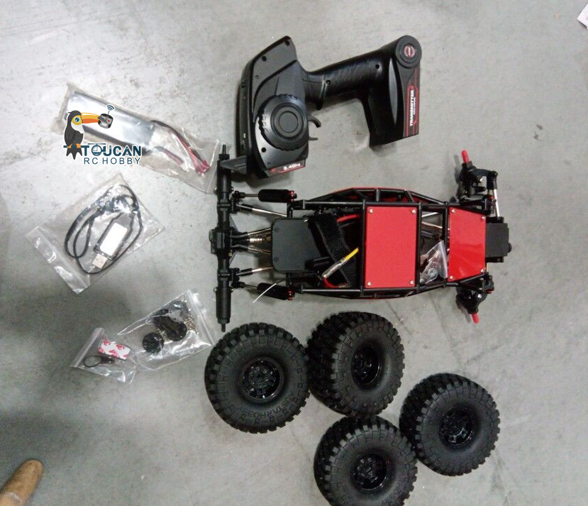 Free Shipping Second Hand US Stock RTR 8504 RC 1/10 Electric RC Off-road Vehicle 4X4 Remote Control Rock Crawler Metal Shock Absorber Drive Shaft 540 Brushed Motor