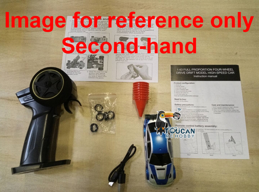 Second Hand Fast Free Shipping for EU RC 1/43 Scale Ready to Go Race Car Remote Control Drift Car 4WD Mini Toy Lights