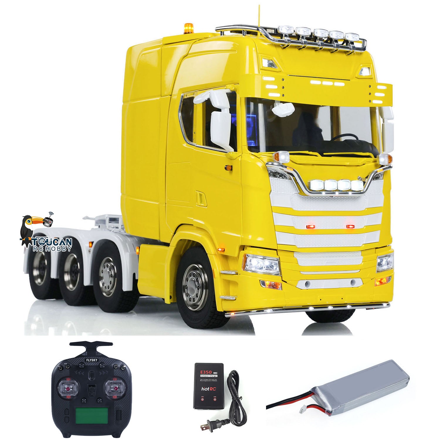 770S 1/14 Scale 8x8 RC Tractor Truck RTR Electric Radio Controlled Car ...