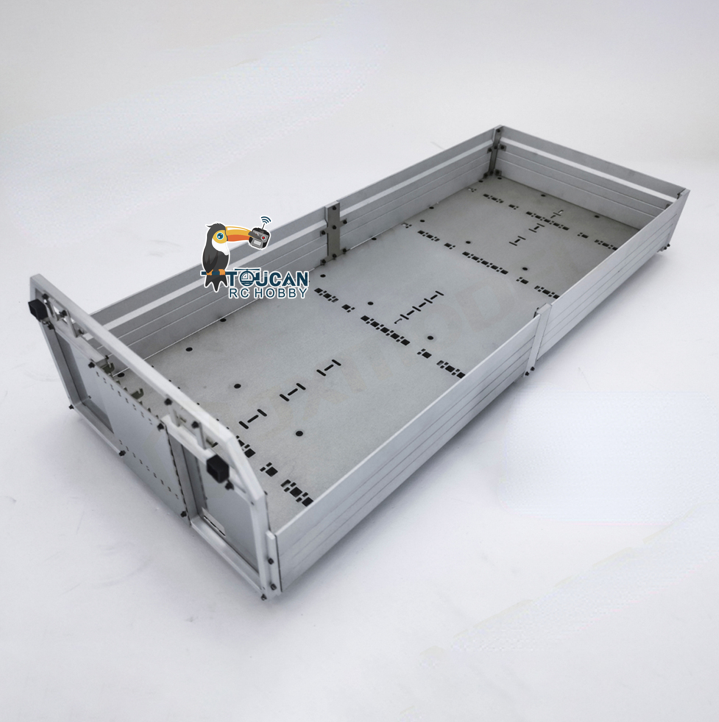 JXModel Metal Operation Cage Fork Telescopic Spreader Cargo Bucket for 1/14 RC Hydraulic Crane Truck F1650 F1650-TD DIY Parts for Enthusiast