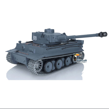 TOUCAN RC HOBBY Henglong 1/16 TK7.0 Promotion 3818 Tiger I RTR RC Tank FPV 360 Degrees Turret Barrel Recoil Smoke BB IR Metal Tracks Sprockets Idlers Wheels