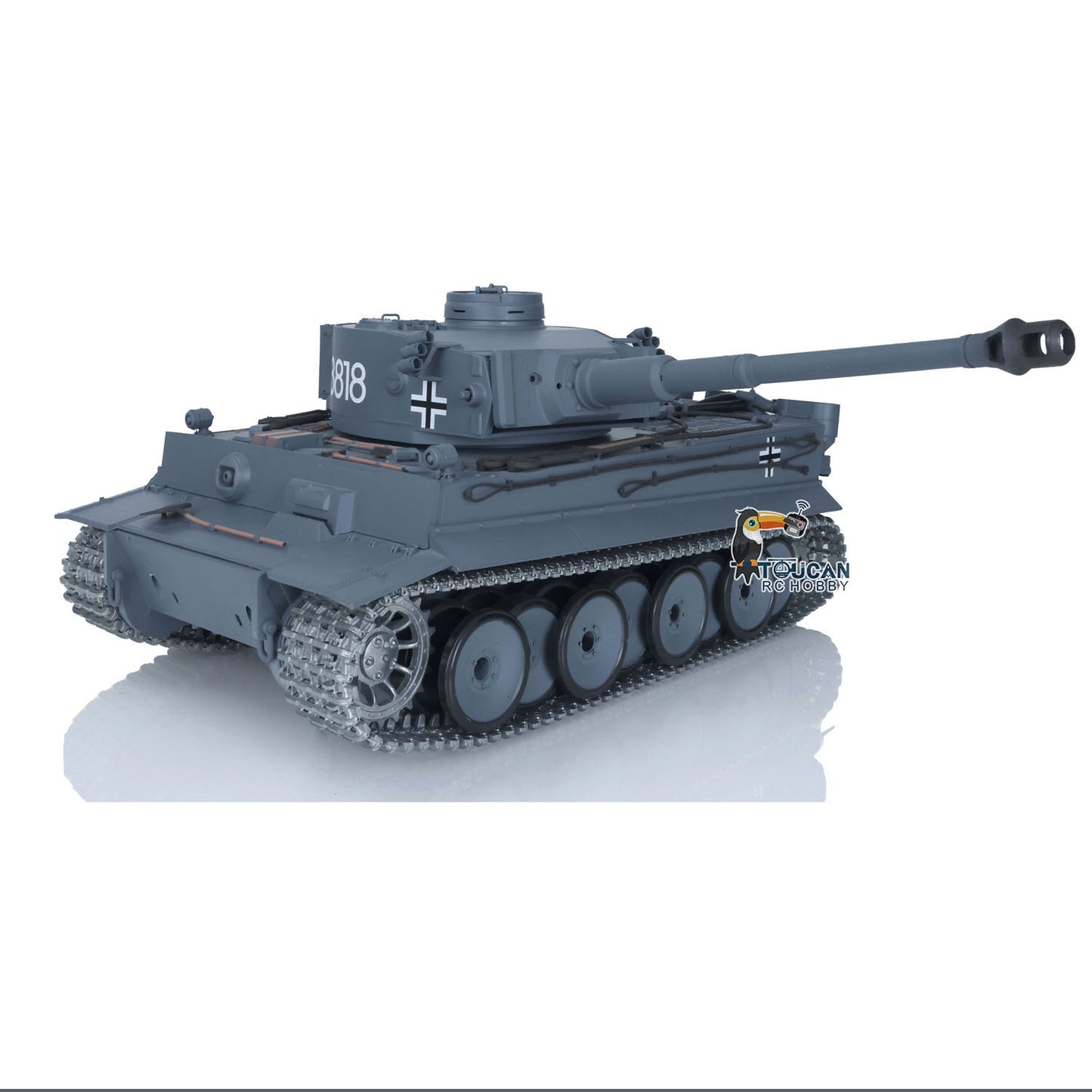 UK Stock Henglong 1/16 Scale 7.0 Upgraded Metal Version German Tiger I RTR RC Tank 3818