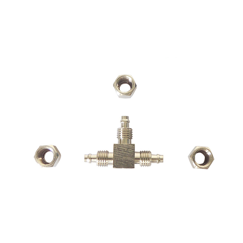 JDModel Spare Part Metal T-Shaped M4/M6 Nozzle For LESU Remote Control Vehicle Model 1:14 Scale RC Tractor Truck