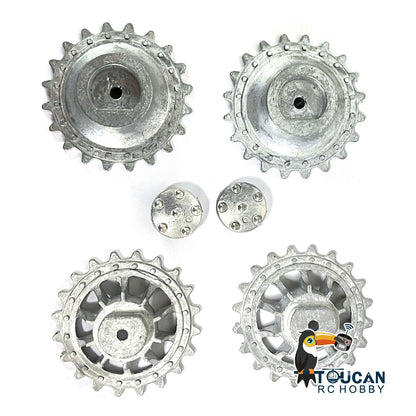 US Stock Metal Sprockets for Henglong 1/16 Scale RC Tank Armored Military Vehicle German Tiger I 3818 Panther 3819 Fittings