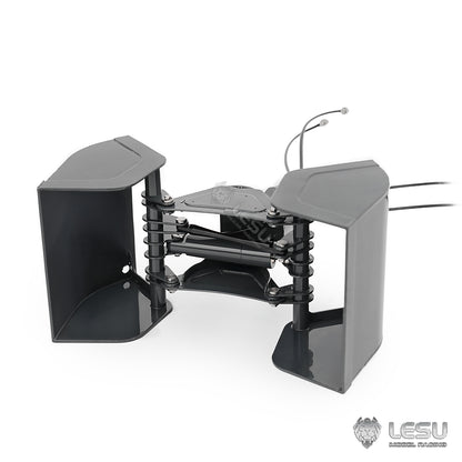 LESU Metal Wood Clamp A0056/Clamshell Bucket A0062 for 1/14 RC Hydraulic Crane Truck DIY Model for Scale Model Enthusiast Indoor