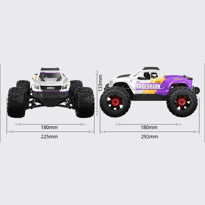 30KM/H UdiRC 1/16 4WD RC Off Road Car Radio Control High Speed Vehicle Model UD1611 390 Brushed Motor 30A ESC Light System RTR
