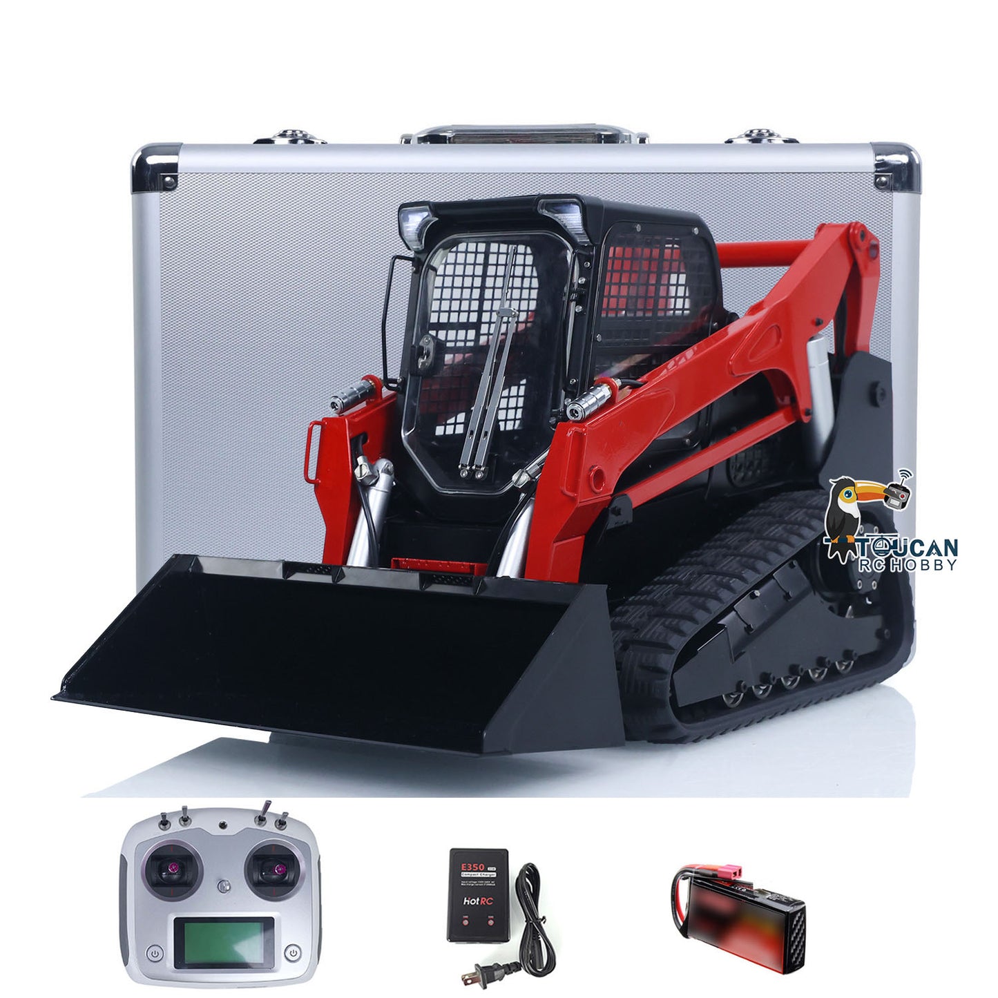 Fast Free Shipping 1/14 Hydraulic RC Tracked Loader SM770 Skid-Steer Remote Control Car Model