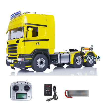 TOUCAN 1/14 RC Tractor Truck DIY 6x6 Remote Control Cars Painted Model Sound Light