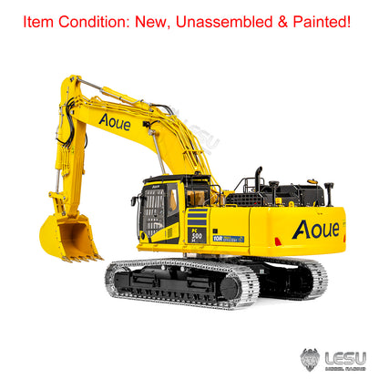 LESU Aoue PC500 1/14 Metal RC Hydraulic Tracked Excavator B0019 KIT 7Ways Valve Digger 3-4MPA Pump Light DIY Model