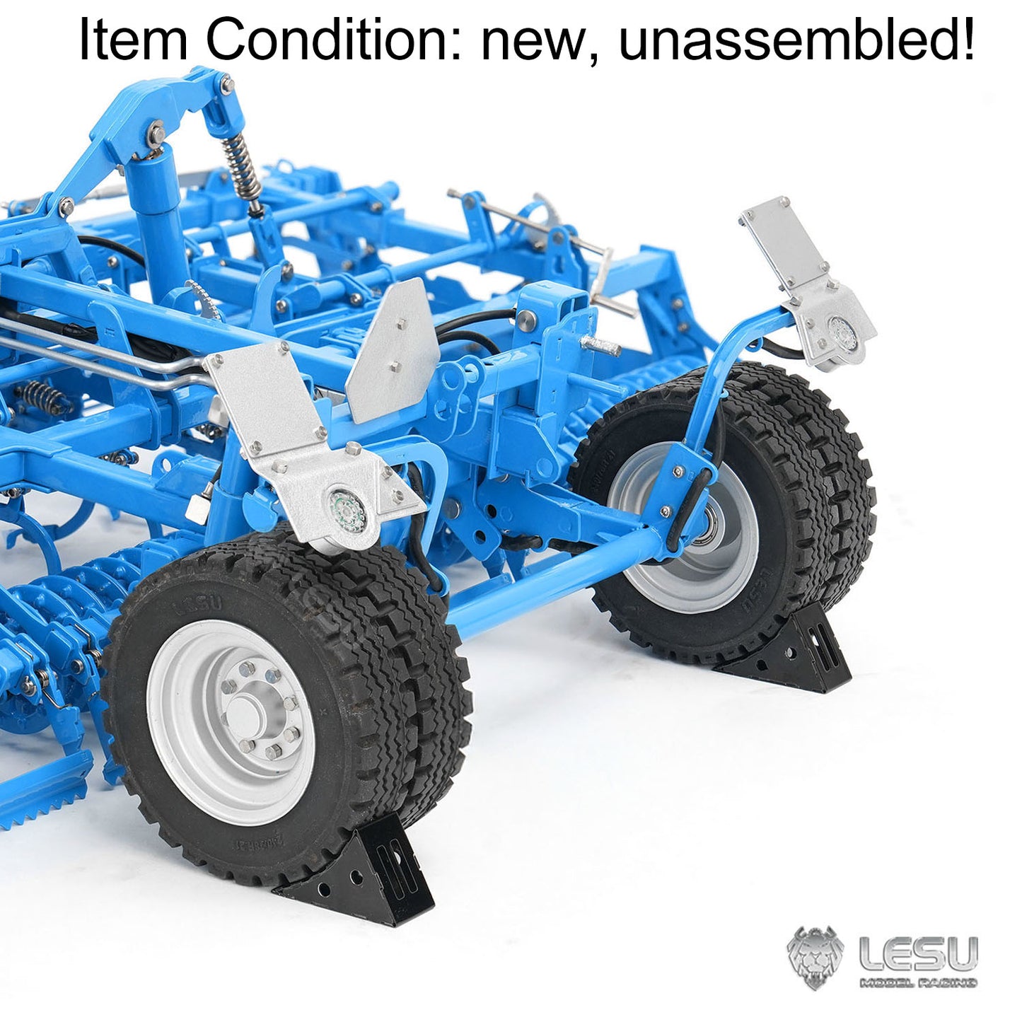 K500 Metal Seedbed Pre-sowing Soil Preparation Machine Planter KIT for LESU 1/14 RC Hydraulic Agricultural Car Tractor AOUE 1050