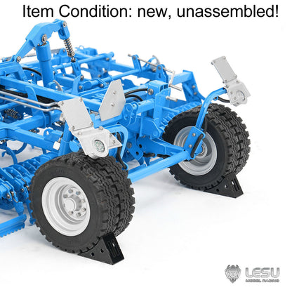 K500 Metal Seedbed Pre-sowing Soil Preparation Machine Planter KIT for LESU 1/14 RC Hydraulic Agricultural Car Tractor AOUE 1050