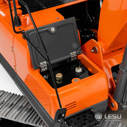 LESU Aoue DX350LC 1/14 Remote Control Digger Metal RC Hydraulic Excavator RTR Model 3CH Valve 4MPA Pump PL18EV Lite Battery