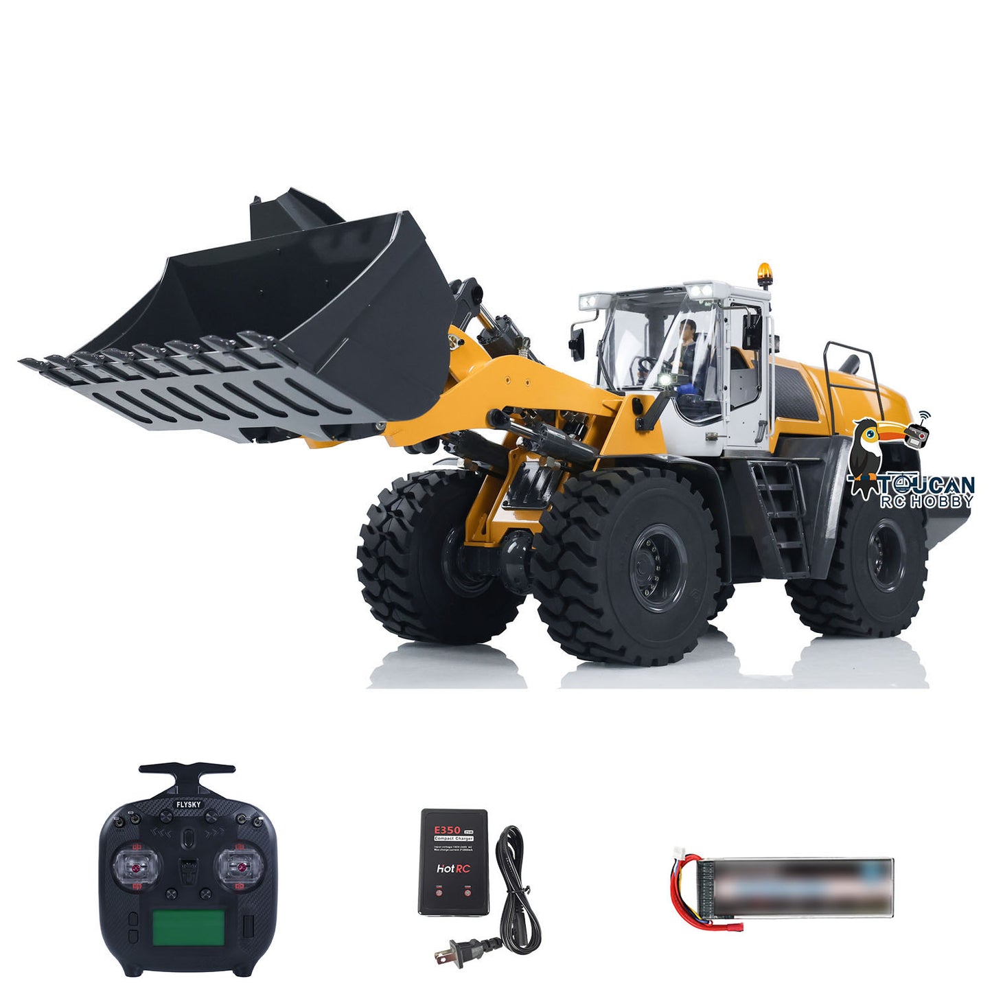 TOUCAN RC HOBBY Fast Free Shipping 1/14 Hydraulic RC Loader XDRC 580 RTR Radio Control Construction Vehicle Sound
