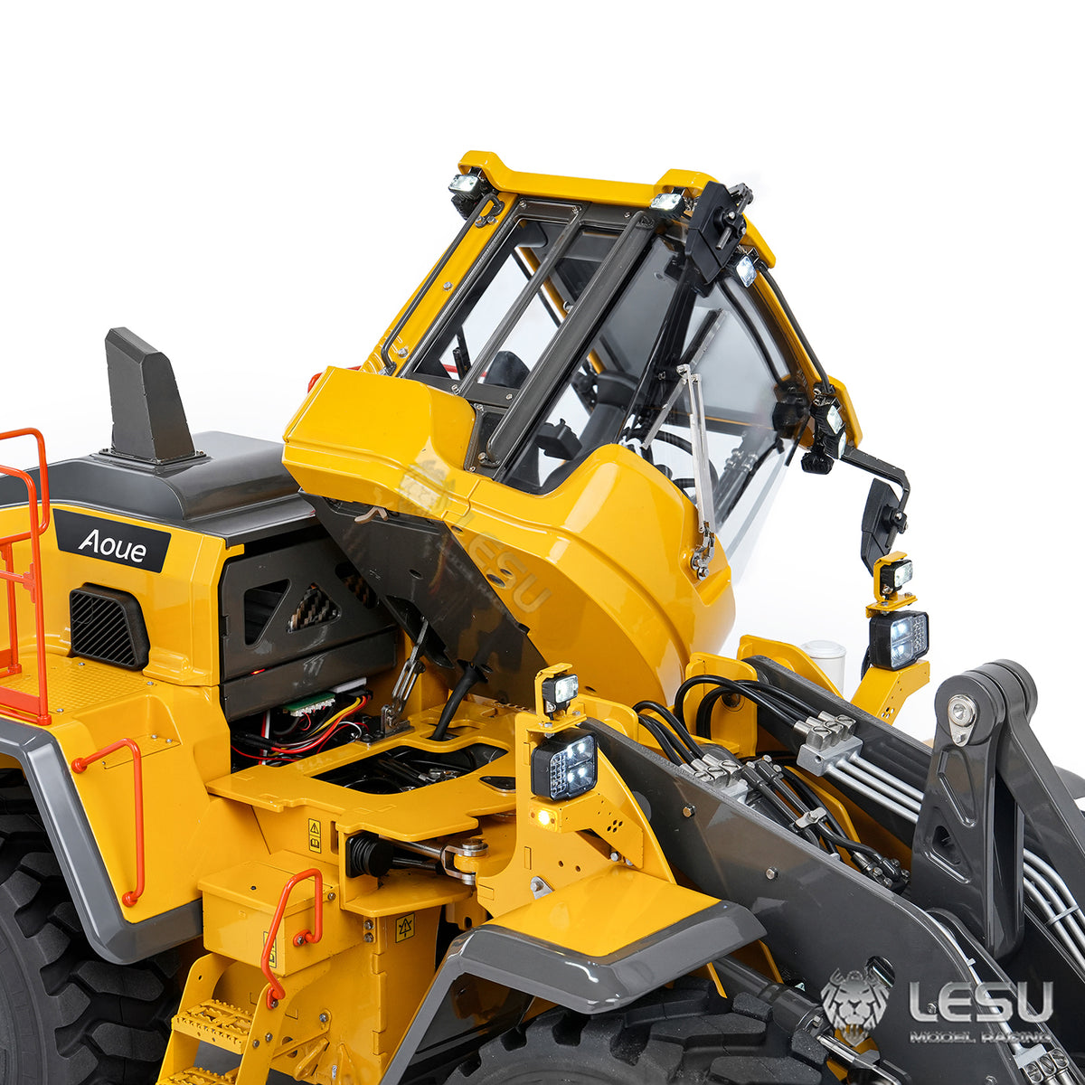 LESU 1/14 RC Hydraulic Wheel Loader L220H A0013 - 90% Metal PNP/RTR 2-Speed Transmission
