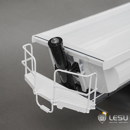 LESU A0045 1/14 Metal Hydraulic RC Semi Dump Trailer Model with Electric Legs for RC Tractor Truck Construction Model Enthusiast