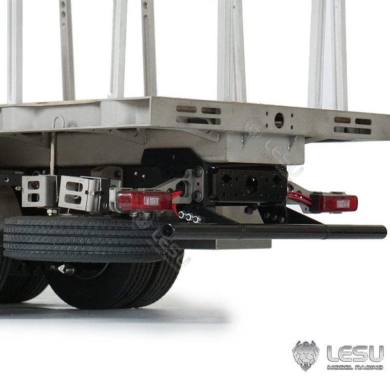 2Speed LESU 1/14 RC Flatbed Timber Truck VM FE Remote Control Lorry Car 6x4 Metal Chassis RWD Model Vehicle Light Sound Motor