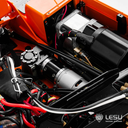 LESU Aoue DX350LC 1/14 Remote Control Digger Metal RC Hydraulic Excavator RTR Model 3CH Valve 4MPA Pump PL18EV Lite Battery