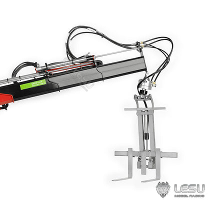 LESU 1/14 Metal Hydraulic Fork Brick Clamp for LESU RC Hydraulic Crane Dumper Car Radio Control Truck Kits Unassembled and Unpainted