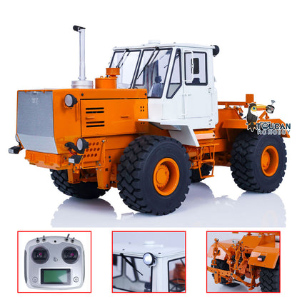 Toucanhobby T150K 1/12 Metal RC PNP Hydraulic Tractor 2 Speed Transmission 3 Way Valve I6S Controller Light Sound for Model Collectors