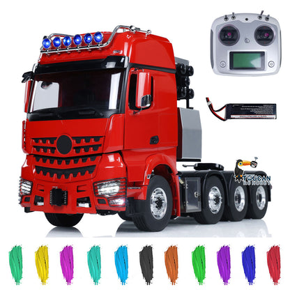 TOUCAN Metal Differential Lock Axles 3Speed Gearbox 8X8 1:14 RC Tractor Truck 3363 Radio Control Lorry Cars