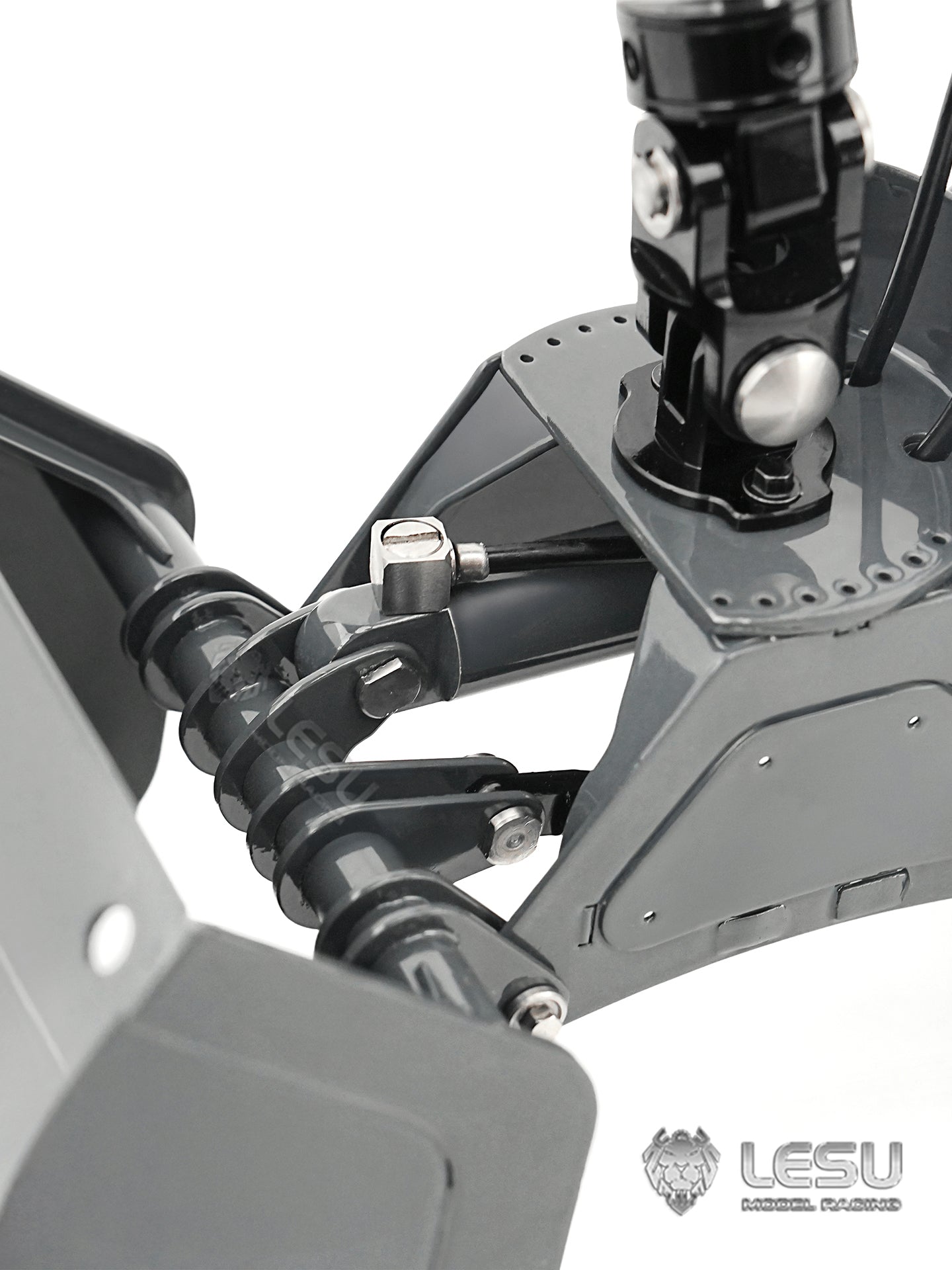 270?? Rotating LESU Metal Clamshell Bucket for DIY 1/14 RC Hydraulic Crane of Excavator Dumper Remote Control Tractor Truck