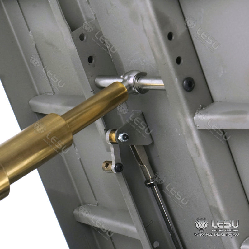 BEST SELLING LESU 1/14 3363 3348 6*6 RC Dump Truck Hydraulic System Valve Pump Metal Cylinder Motor Bcuket W/O Cabin ESC Servo