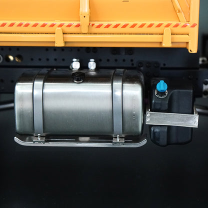 LESU 1/14 Metal 4*4 Chassis TGS Hydraulic Dumper Truck Model Decorative Light Parts Opitonal Versions Battery Charger