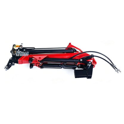 4151AK 1/14 Metal RC Agriculture Tractor Truck 6x6 Farm Lorry Hydraulic Crane Fly Jib Arm 3-Speed Gearbox Sound for Model Collector
