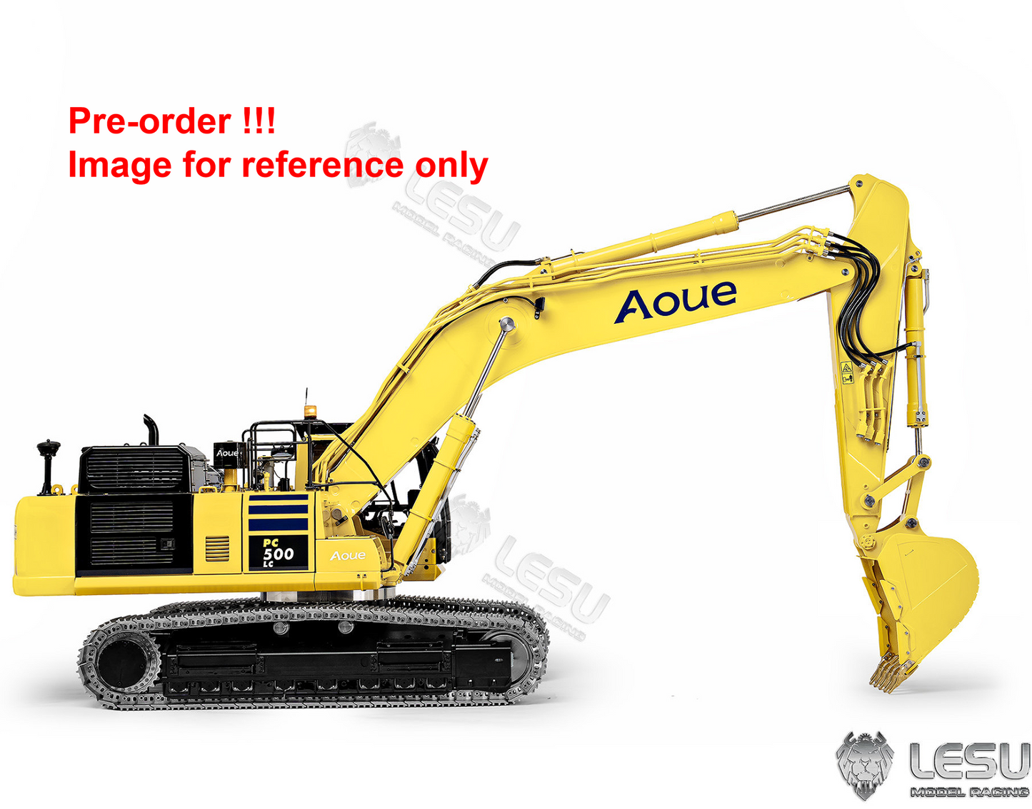 New Pre-Order Deposit LESU 1/14 PC500 Hydraulic RC Excavator with 7 Ways Valves 360 Degree Rotation for Construction Vehicle Enthusiast
