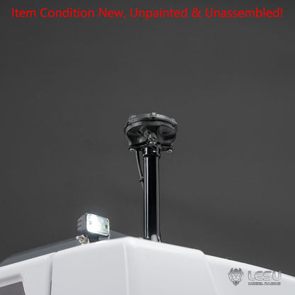 LESU AOUE LR945 KIT Unit 1/14 RC Hydraulic Long-reach Excavator CNC Extended Arm Digger Model Light 7CH Valve 4MPa Pump LCD