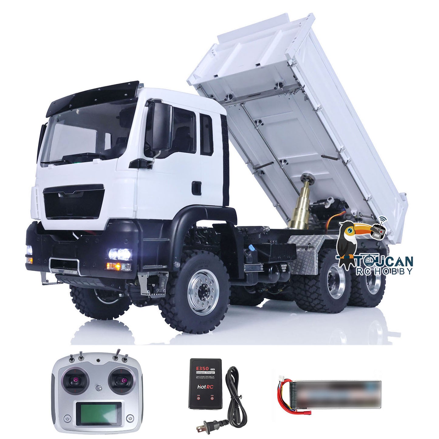 LESU Metal 1/14 RC Hydraulic Equipment Radio Control Dumper Truck RTR Tipper Emulated Car Hobby Model Optional Version
