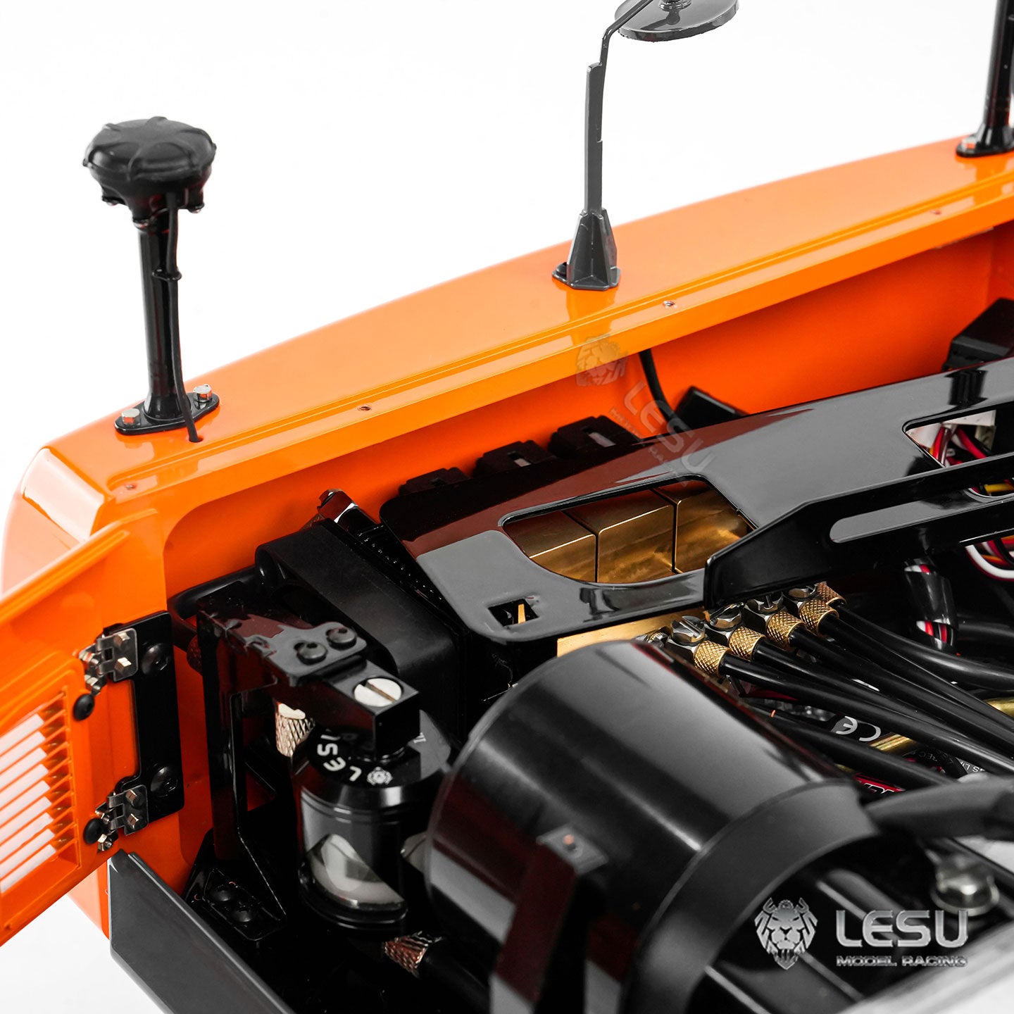 LESU Aoue DX350LC 1/14 Remote Control Digger Metal RC Hydraulic Excavator RTR Model 3CH Valve 4MPA Pump PL18EV Lite Battery