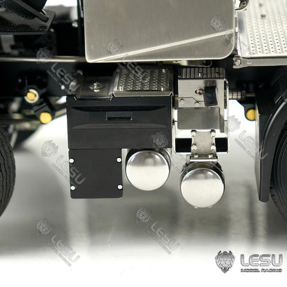 LESU 1/14 Metal 6x6/8x8 Chassis with 2 Speed Transmission for TAMIYA FH16 RC Tractor Truck Suitable to Modification Enthusiasts