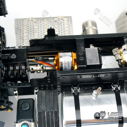 BEST SELLING LESU 1/14 3363 3348 6*6 RC Dump Truck Hydraulic System Valve Pump Metal Cylinder Motor Bcuket W/O Cabin ESC Servo